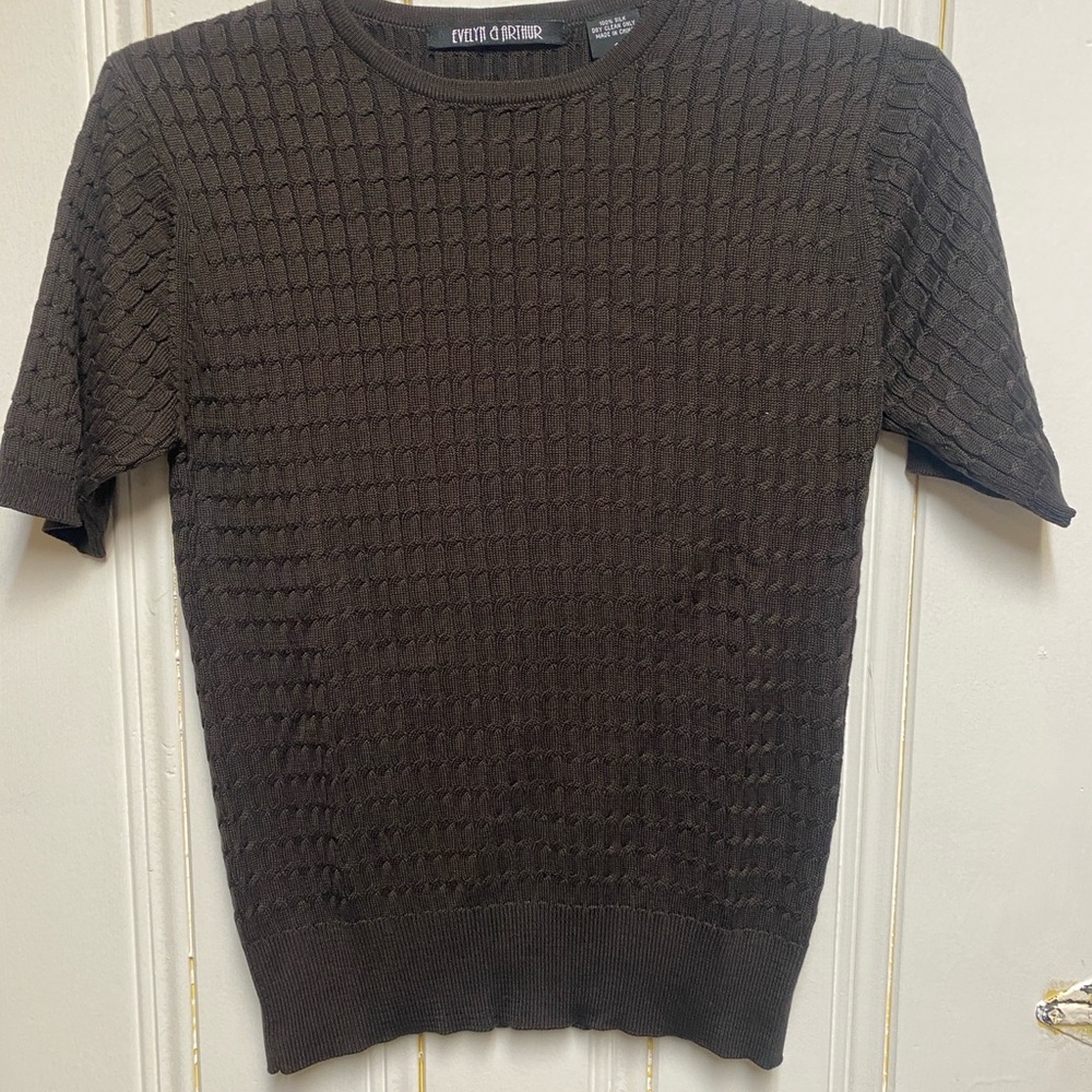 Brown Button-Up Cardigan - Picture 3 of 5